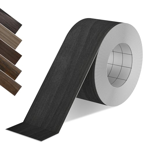 Image of Wood Grain Repair Tape, 2.4 inch X 100ft Self Adhesive Dark Walnut Grain Repair Patch for Tables, Chairs, Baseboards, Doors, Windows, Floors, Handicraft DIY.