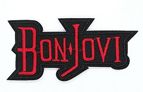Bon Jovi sew on/Iron on Embroidered Patch Clothes Applique Fabric Decor