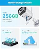 ZOSI 2.5K WiFi Security Camera with Person Vehicle Detection, 4MP CCTV Camera Outdoor Indoor, Home Surveillance Camera with Spotlight Siren, Color Night Vision, 2-Way Audio, Cloud/ Local Storage - Image 7