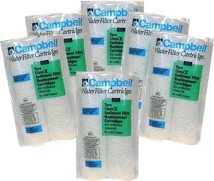 Campbell 1SS Water Filter 5 Micron Sediment Cartridges Case of 12