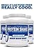 OVOWHITE Protein Shake natürliches Protein, 100 % laktosefrei und milchfrei, 800 g, vegetarisch, Vanille-Eiscreme