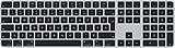 Apple Teclado Magic Keyboard con Touch ID y Teclado numérico: Recargable, con conexión Bluetooth y Compatible con Ordenadores Mac con Chip de Apple; Portugués, Teclas Blancas