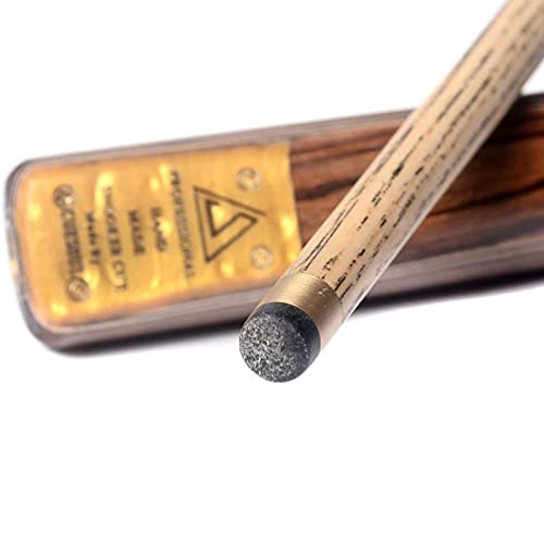 CUESOUL 57 Handcraft 3/4 Jointed Snooker Queues with Mini Butt End Extension Packed in Aluminium Köcher Karella (D306)