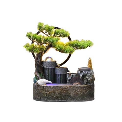 Fontaine à eau de table Rocaille zen en cascade pour salon - 2