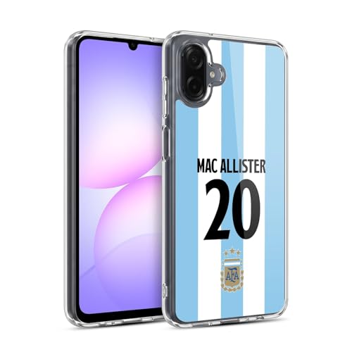 Head Case Designs sous Licence Officielle Argentina National Football Team Alexis Mac Allister 2024/25 Player Home Kit 1st Group Coque en Gel [Qualité...