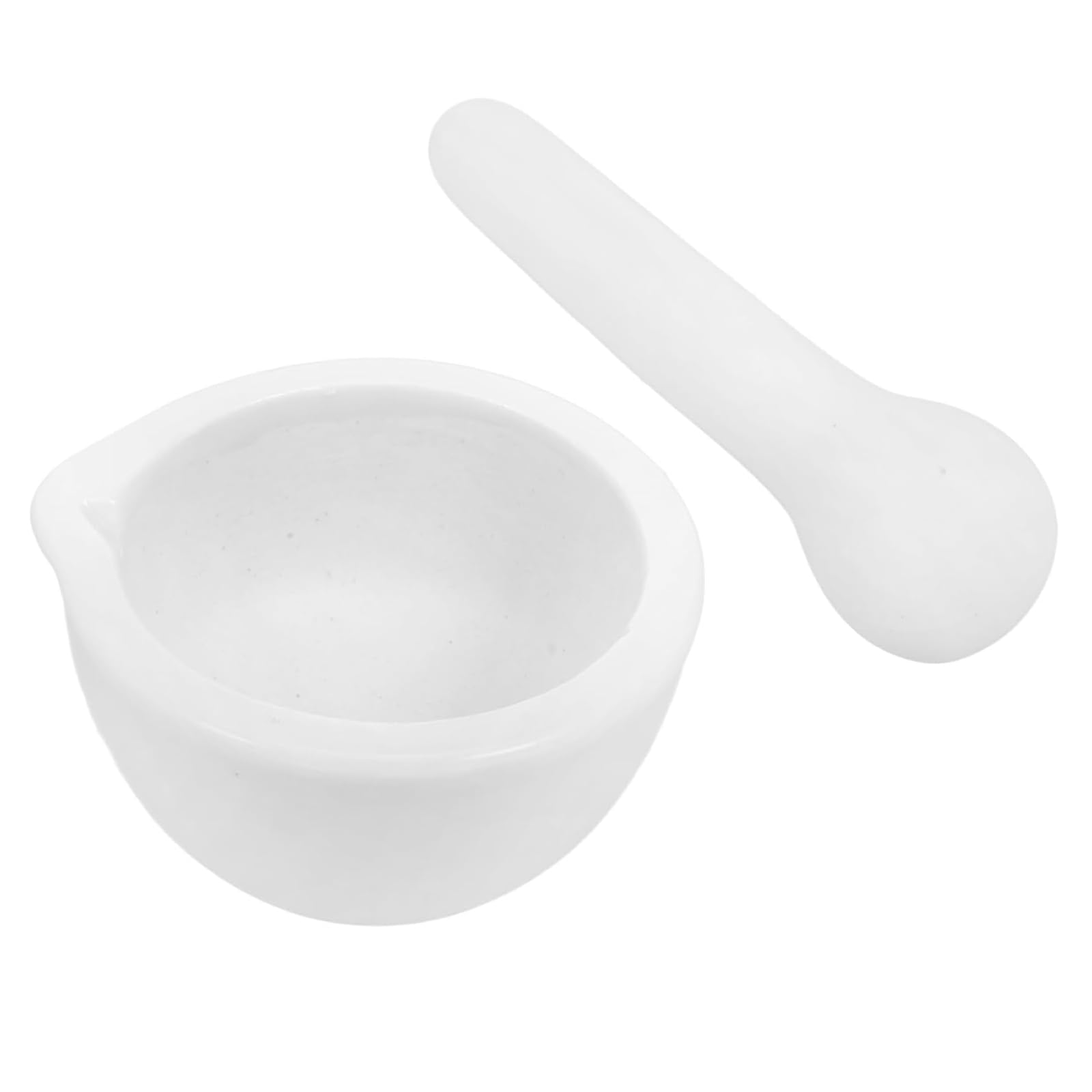 Mortero de porcelana mini trituradora manual para ajo especias hierbas resistente utensilios de cocina blanco