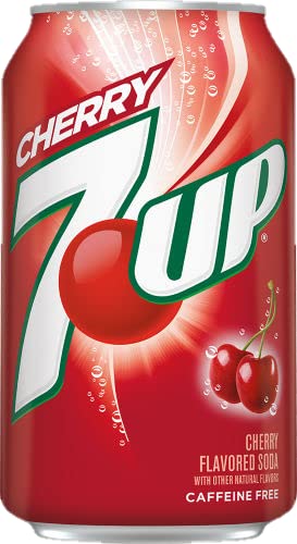 7Up Cherry Soda, 18 Cans, 12 Fl Oz #TOP3