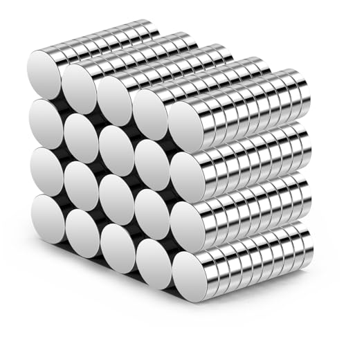 Image of DIYMAG Small Stronge Rare Earth Magnets, 200 Pack, 10x3mm - Neodymium Magnets for Refrigerator, DIY, Crafts, Kitchen & Office