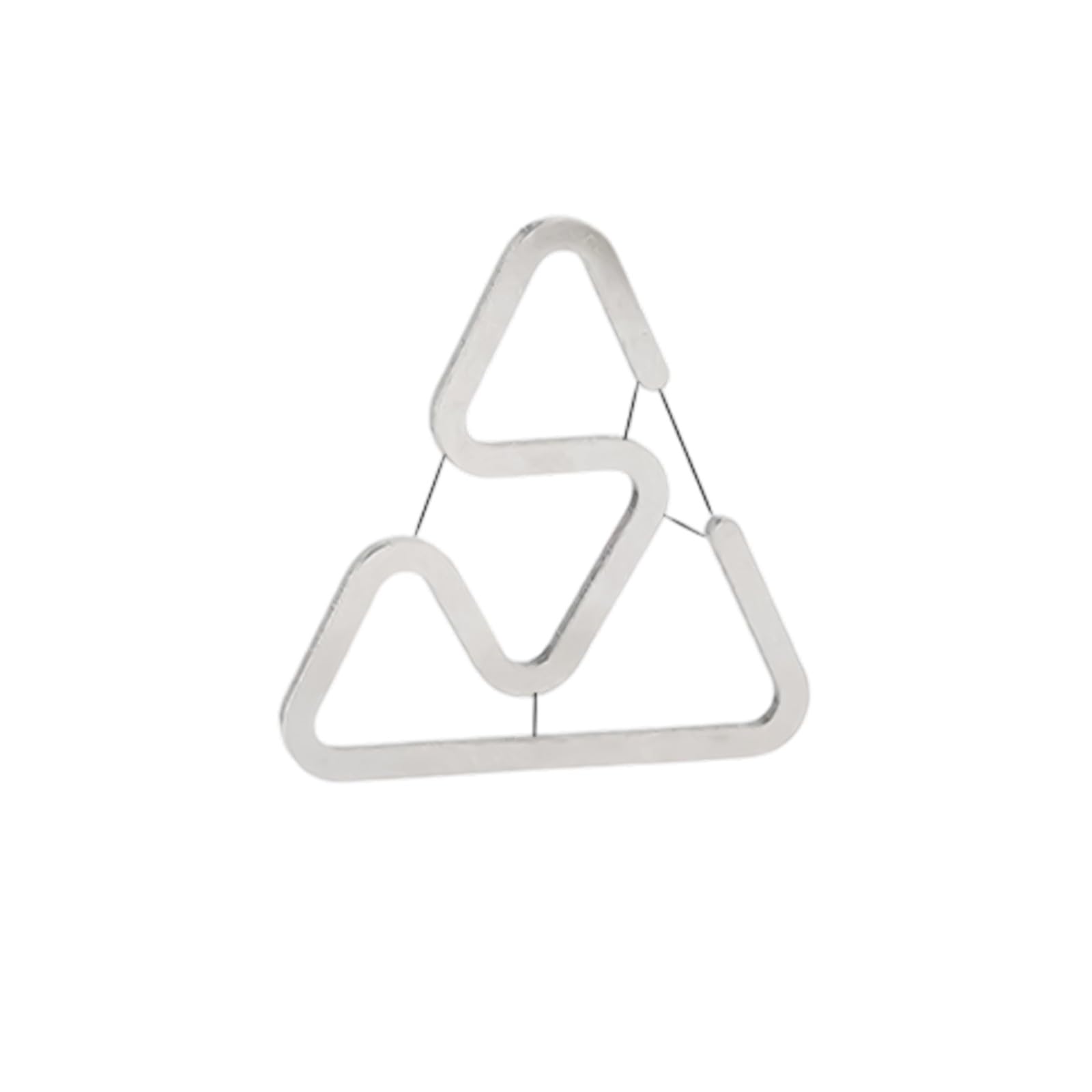 BOGEEL 2Pcs Metal Tent Lamp Rack Double Headed Hanger Outdoor Stainless Steels Hook Camping Hiking Lamp Hanging Buckles Enduring