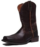 Ariat Rambler Męskie buty do kolan A-square Toe Western Cowboy Bt, Brązowy, 44.5 EU