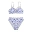 Floral Blue and White