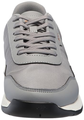 Image of BOSS Men's Leather Mix Low Top Sneaker | Casual Shoes