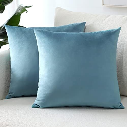Sungeek Juego de 2 Fundas Cojines Terciopelo, Fundas de Almohada ...