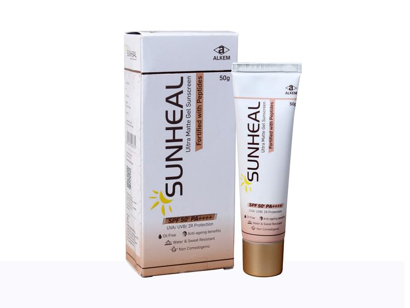 Sunheal Ultra Matte Gel Sunscreen SPF 50+ PA++++ 50gms