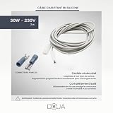 DOJA Barcelona câble chauffant silicone 30 W 2 m terrarium photo 3