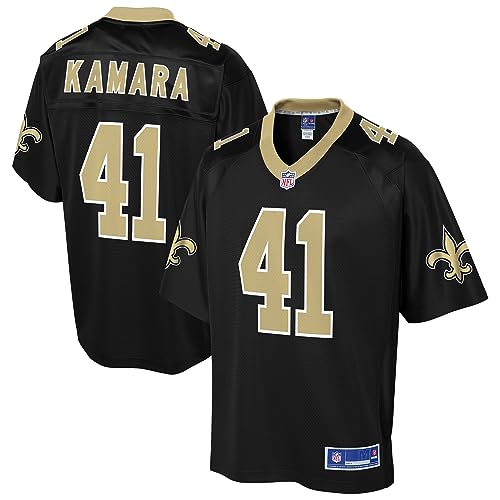 NFL PRO LINE Mens Alvin Kamara Black New Orleans Saints Team Player Jersey