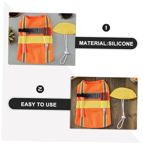 Disfraz para perro YARNOW naranja talla M miniatura 3