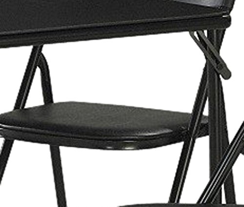 Cosco 5-Piece Folding Table And Chair Set, Black #TOP4