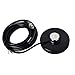HYS Universal NMO Magnetic Base Mount Mobile Antenna NMO to BNC Male Connector W/5M(16.4ft) RG-58 Coaxial Cable for BNC HF/VHF/UHF 27Mhz Portable CB Transceiver Radios