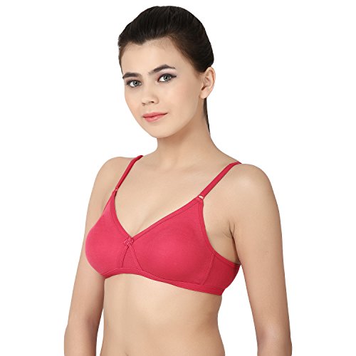 Image of She Wears Full Coverage Non-Padded and Wirefree Daily Use Combo Bra Panty Set for Female.