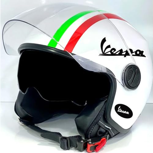 Aufkleber für Helmkit, Helm Aufkleber mit Italien Streifen, Vinyl glänzend selbstklebend wasserdicht Aufkleber mit Kreis Checkered Flag, Aufkleber-Set für Motorrad Helm Motorradhelm, Schwarz