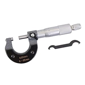 Silverline 282378 Externe Micrometer 25 mm