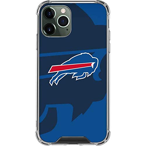 Skinit Clear Phone Case Compatible with iPhone 12 Pro - Officially Licensed NFL Buffalo Bills Double Vision Design