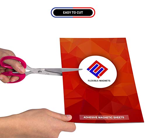10 Adhesive Magnetic Sheets - 8.5" X 11" - 20 Mil Magnet - Peel & Stick #TOP2