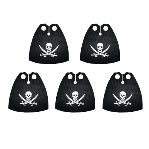BASEPLATES Building Block Accessory Cloak Figure Pirate Cape (5pcs)