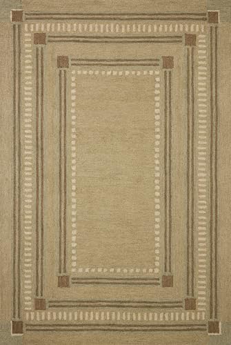 Tapete decorativo Loloi Alfie Collection 3'6" x 5'6" de lana miniatura 2
