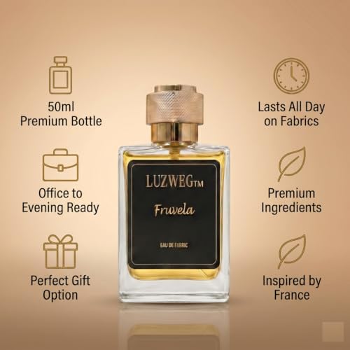Image of Fruvela 50 ml Luxury Perfume (Fruity & Floral) | Long Lasting Unisex EDP | Premium Rich Floral Fragrance for Men & Women | Strong Everyday Signature Scent | Ideal Gift Option