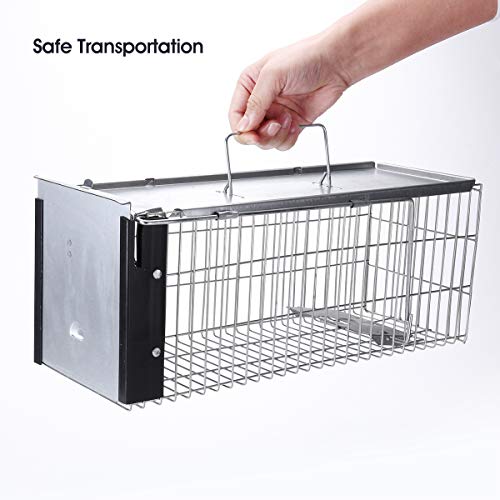 Faicuk Heavy Duty Squirrel Trap Chipmunk Trap and Other Similar-Size Rodents - Thumbnail 6