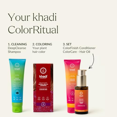 khadi AUBURN RED Natural Hair Color