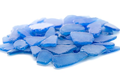 Sea Glass Craft - Beach Glass Craft - Dark Blue - 11 Oz Sea Glass DÃ©cor - Sea Glass Vase Filler - Sea Glass Crafting - Bag of Sea Glass - Craft Glass - Vase Fillers Glass