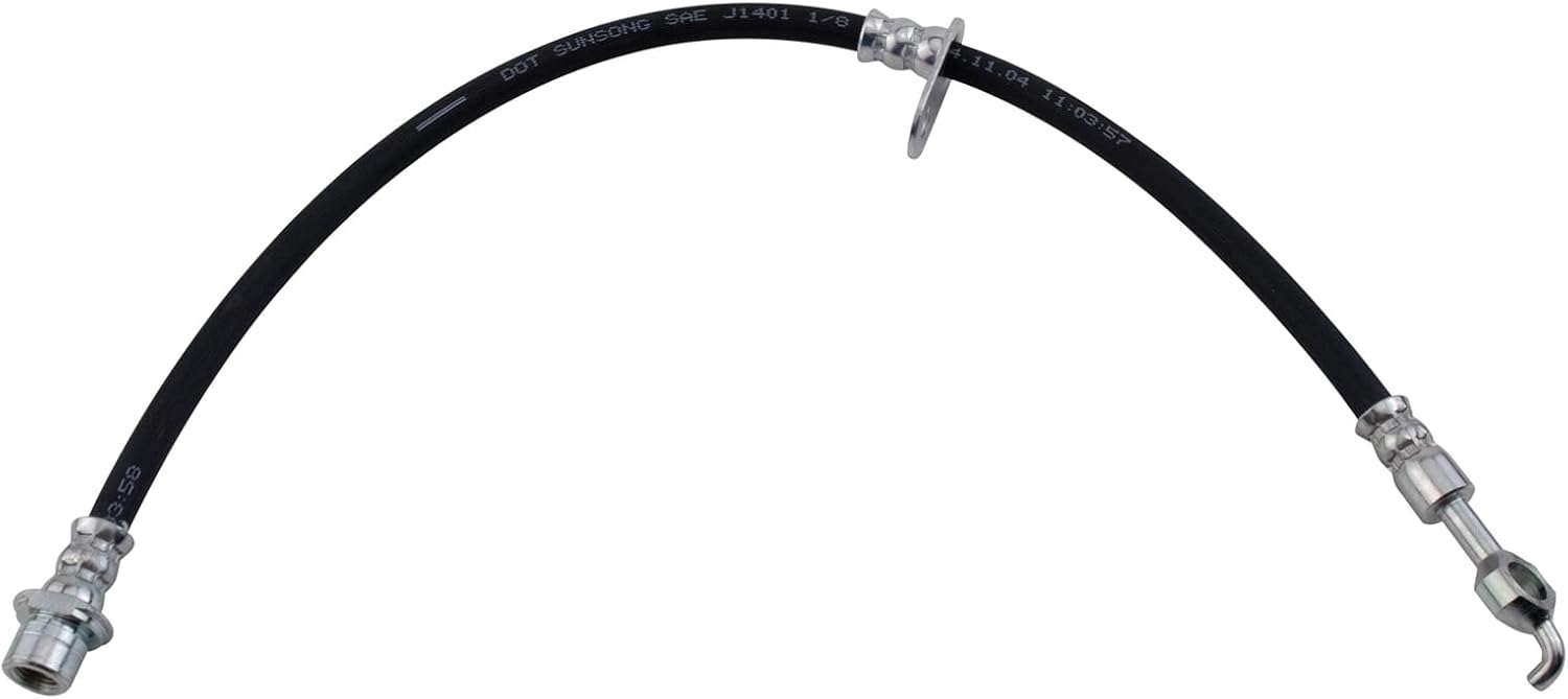 TRQ Brake Hose Set Compatible with 2004-2010 Toyota Sienna