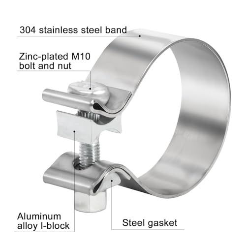 Tirol 2.5 EXHAUST CLAMP Inch Exhaust Clamp thumb #2