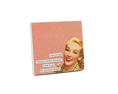 Anne Taintor Sticky Notes, Priorities