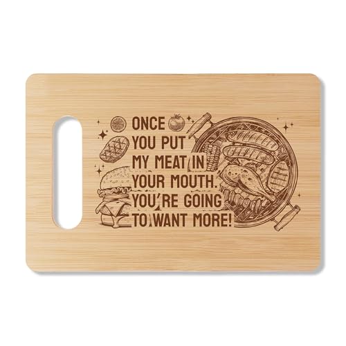 Kitchen Bamboo Cutting Board Gifts Funny Grilling Kitchen Decor Cutting Board Gift Ideas For Birthday Christmas Day Chopping Board Gifts For Women Friends Family Neighbors Coworkers 08