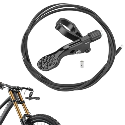 Tija telescópica para ciclismo de montaña,Cable para tija telescópica para ciclismo de montaña - Palanca remota telescópica de tija de sillín,Mando a distancia de tija de sillín de altura ajustable, m