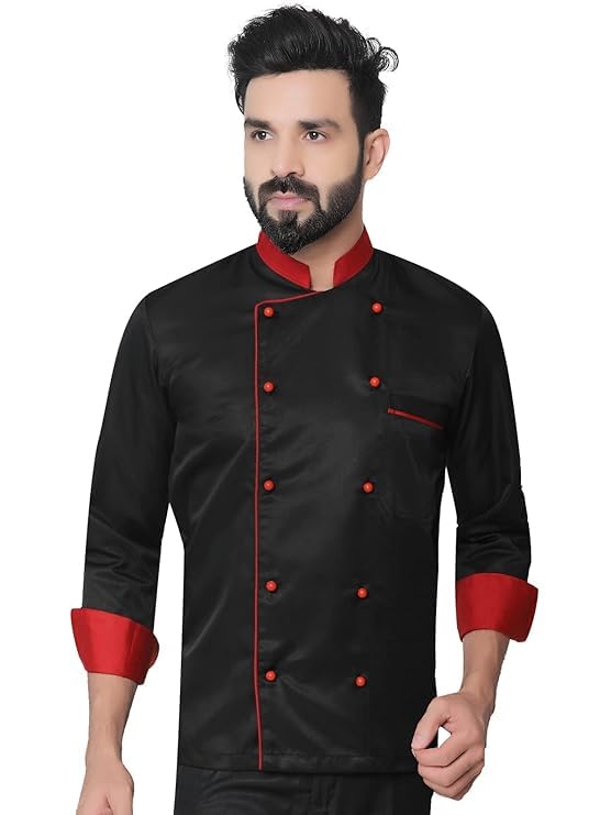click one Chef Coat Uniforms,Cuffed Men's-picture-40