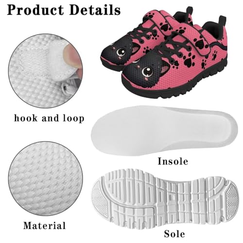 Cat Print Wide Barefoot Shoes for Boys Girls Winter Sneakers Running Shoe Athletic Walking Sneaker4