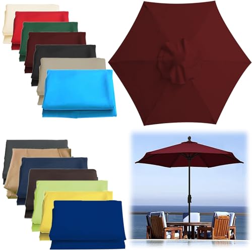 Toile pour parasol imperméable et résistante aux intempéries pour jardin
