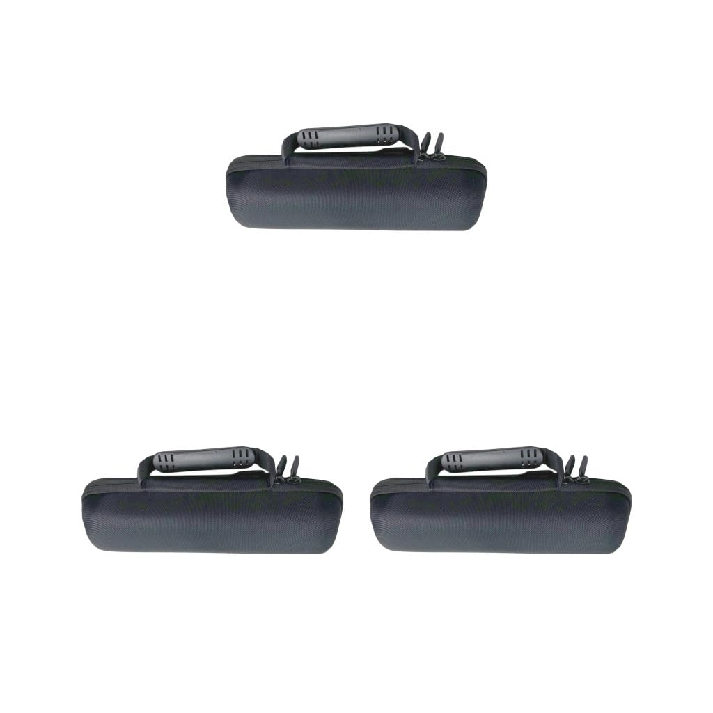 Set di 3 custodie protettive rigide per altoparlanti, antiurto, antigraffio, per esterni, colore nero, tipo B