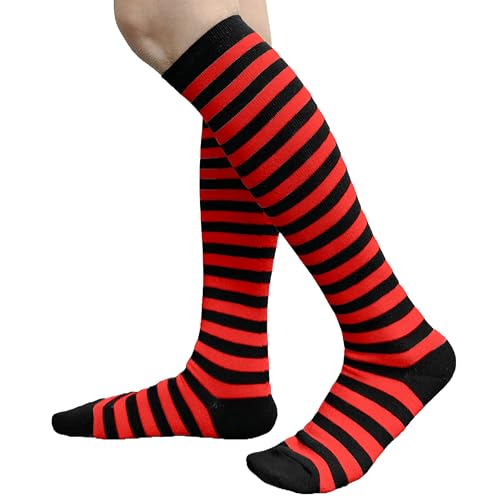 Image of SocksKnee Women Multi-Pack Colorful Variety Design Assorted Activewear Knee-High Stocking Socks, 9-11