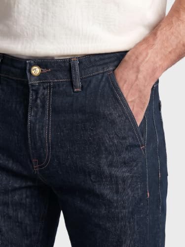 Image of THE INDIAN GARAGE CO Men Slim Fit Solid Mid-Rise Jeans