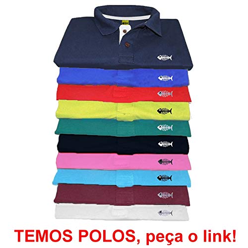 Kit com 5 bermudas Moletom Matelassê Polo Fish (Azul - Branco - Vermelha - Preta - Cinza, GG)