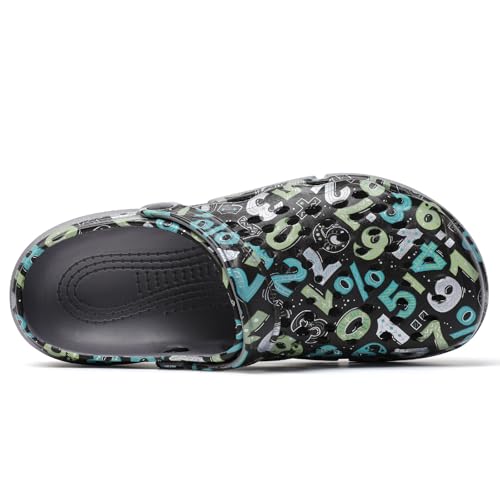 Image of CERYTHRINA Mens Garden Clogs Lightweight Breathable Slip on Sandals Fashions Pool Beach Shoes Non Slip Home Clogs Slippers