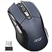 Acer Wireless Mouse, 4000 DPI Optical Computer Mouse 5-level Adjustable, Ergonomic Mice Wireless 2.4GHz USB Receiver, 6 Buttons, Battery Indicator, Cordless Mice for Laptop, PC, Desktop, Office Home