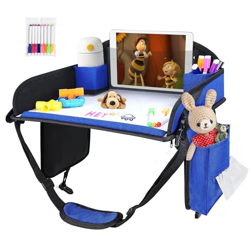 Plateau de voyage pour enfants INFANZIA table de siège auto et dessin voyage route