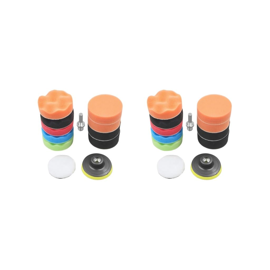 2er-Set mit 12 Polierpads, Autopolierer für die Autopflege, 6 Zoll, 6 Zoll (2er-Set (6 Zoll))